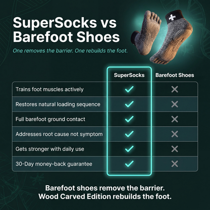 SuperSocks Wood Carved Edition