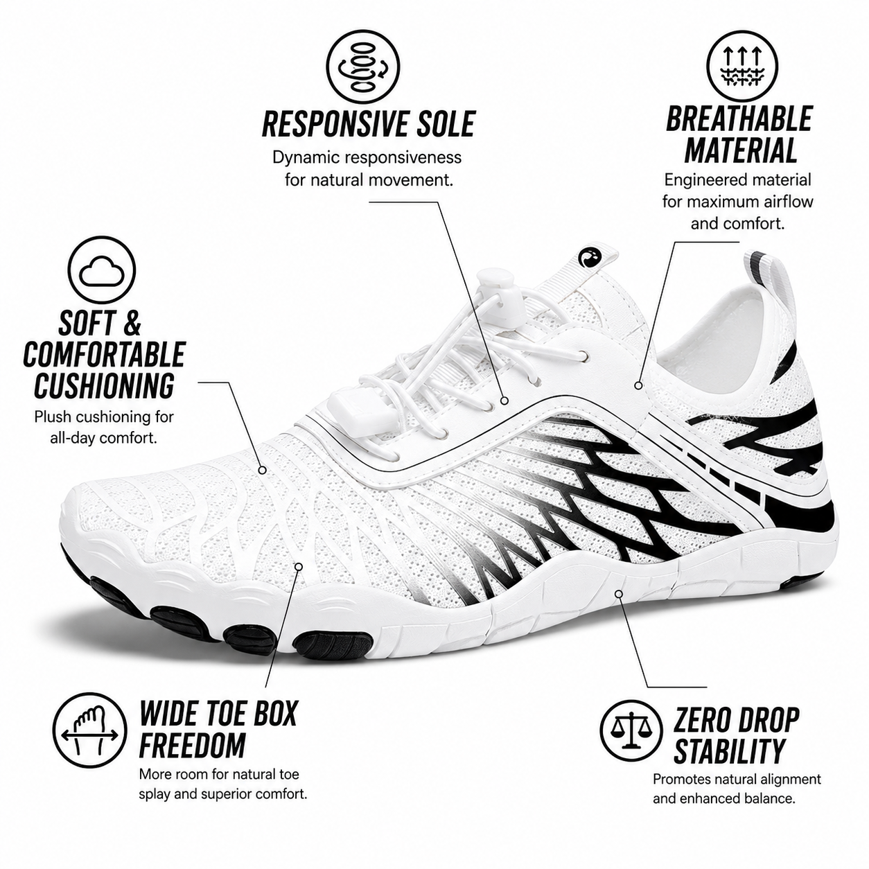 AuraStride Flow - Natural Motion. Zero Pain. All Day.