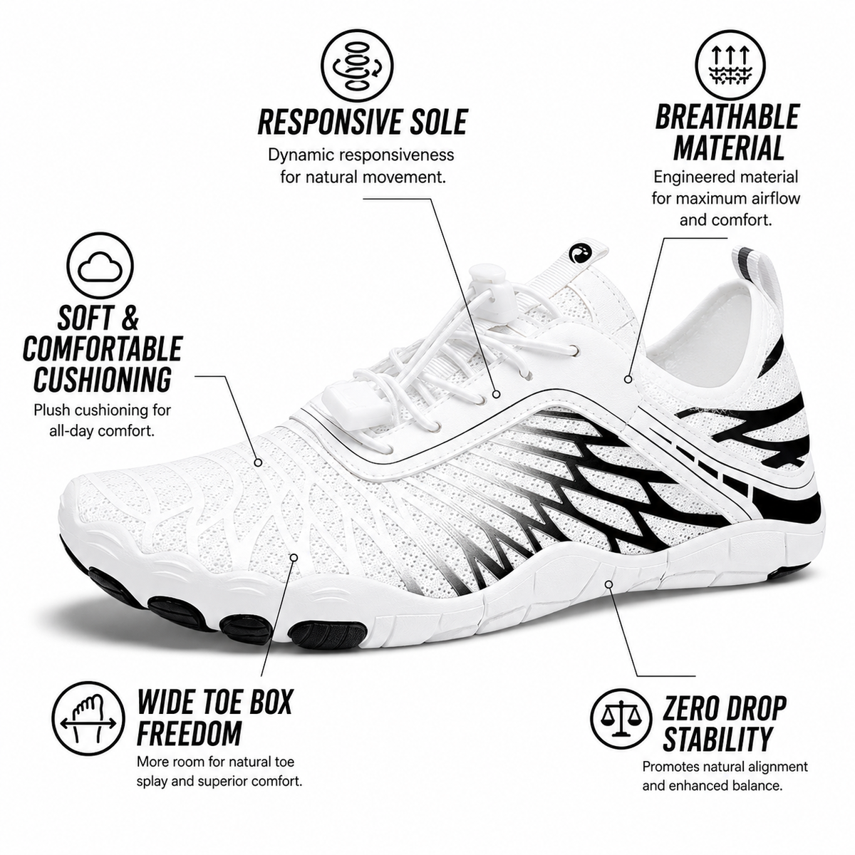 AuraStride Flow - Natural Motion. Zero Pain. All Day.